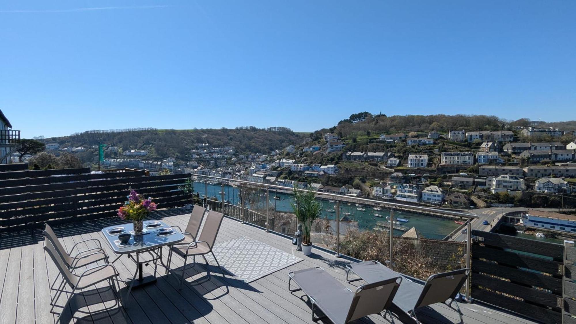 The Hillocks, Looe - Two Bedroom House With Fabulous Views Of Looe Town And Harbour Exterior foto